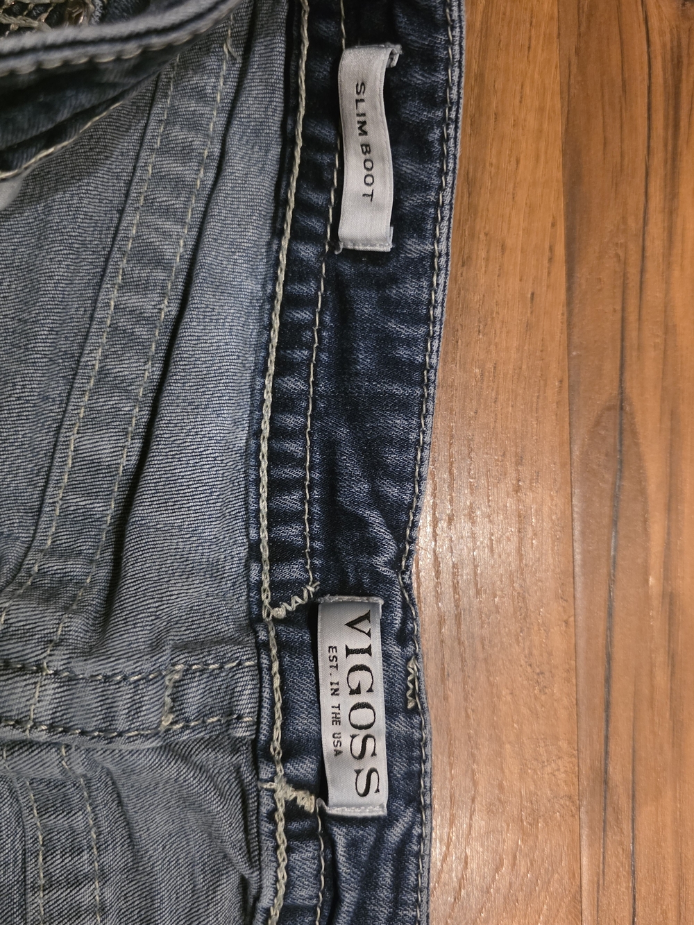 Vigoss Women's Dark Indigo Slim Boot Cut Jeans